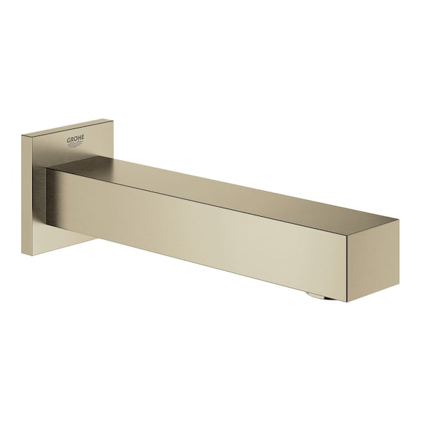 Eurocube Tub Spout, Brushed Nickel
